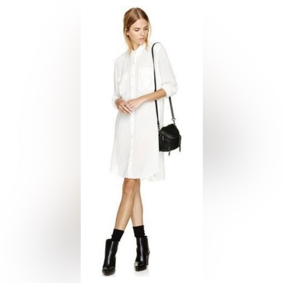 Wilfred Ivory Long Sleeve Dress - Picture 3 of 9
